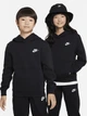 Детское теплое худи на флисе с капюшоном для мальчика Nike K Nsw Club Flc Hdy Lbr FD3000-010 M 137-147 см Black/White (196607240335) - изображение 6