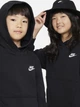 Детское теплое худи на флисе с капюшоном для мальчика Nike K Nsw Club Flc Hdy Lbr FD3000-010 M 137-147 см Black/White (196607240335) - изображение 8