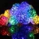 Светодиодная гирлянда UFT с ротанговыми шариками мультиколор Rattan Ball Lights - изображение 4
