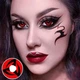Красные контактные линзы - Шаринган Какаши 2шт. от ELITE Lens - изображение 5