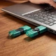 Флеш-память USB Kingston DataTraveler Duo 256GB USB 3.2 Gen 1 + Type-C Black/Green (DTDEG2/256GB) - изображение 9