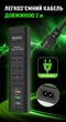 Сетевой фильтр-удлинитель Dyxon US-D01 85W 6xUSB-C (PD) + 3xUSB-A QC3.0 FAST CHARGER 2M Black (DXN-USD01-85W-2M-B) - изображение 3