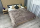 Покрывало на кровать велсофт Decorator WellSoft, полуторный, лилово-серый - изображение 1