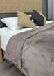 Покрывало на кровать велсофт Decorator WellSoft, полуторный, лилово-серый - изображение 5