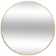 Lustro wiszące Atmosphera okrągle metalowa rama 70 cm Złote (5902973448399) - obraz 1