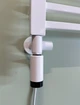 Тен для рушникосушки круглий Terma ONE R36 з регулятором, 1000 Вт, колір White mat (прихований монтаж кабеля) - зображення 6