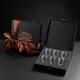 Рюмки для водки 6 шт Sterling 50 мл в деревянной коробке | Подарок для отца, дедушки, дяди V03 - изображение 1