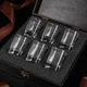 Рюмки для водки 6 шт Sterling 50 мл в деревянной коробке | Подарок для отца, дедушки, дяди V03 - изображение 4