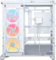 Obudowa Corsair Frame 4500X LX-R RGB iCUE LINK Panoramic Glass Mid-Tower White (CC-9011317-WW) - obraz 6