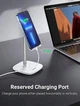 Подставка UGREEN LP177 настольный держатель для телефона с углом наклона 5-45° совместимо с iPhone 17,16,15,14,13,12, Samsung, Redmi White (60343) - изображение 8