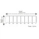 Бордюр садовий Prosperplast GARDEN FENCE, темно-зелений, 5,9 м - зображення 4