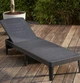 Шезлонг пластиковий Keter Jaipur Sun lounger, сірий - зображення 5