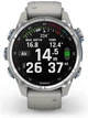 Смарт-часы Garmin Descent Mk3 43 mm Stainless Steel with Fog Gray Silicone Band (010-02753-04/03) - изображение 8