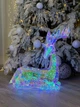 Новогоднее украшение MIS LT Олень лежачий голографический с LED-подсветкой - изображение 1