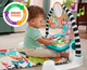 Mata interaktywna edukacyjna Fisher-Price Kick And Play Pianino HWY55 (194735224074) - obraz 3