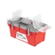 Ящик для инструментов с металлическими замками 18" 480*250*230мм INTERTOOL BX-0518 - изображение 2