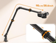 Настільний тримач для камери смартфона Ulanzi ZJ02 C-clip Folding Bracket алюмінієвий 98 см - зображення 7