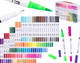Набір фломастерів KIK Dual Tip Brush Pens 100 шт (5903039731615) - зображення 2