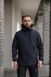 Демісезонна куртка soft shell Easy Intruder синього кольору практичний вибір для туризму тренувань і міських умов у прохолодну погоду/M - зображення 1