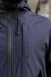 Демісезонна куртка soft shell Easy Intruder синього кольору практичний вибір для туризму тренувань і міських умов у прохолодну погоду/M - зображення 7