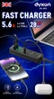 Сетевой фильтр-удлинитель Dyxon US-D03 28W 4xUSB-C + 6xUSB-A FAST CHARGER 2M Black (DXN-USD03-28W-2M-B) - изображение 2