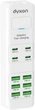 Сетевой фильтр-удлинитель Dyxon US-D03 28W 4xUSB-C + 6xUSB-A FAST CHARGER 2M White (DXN-USD03-28W-2M-W) - изображение 1