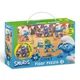 Великий пазл на підлогу DoDo 200619 Smurfs Музика грає, розмір зібраного пазла: 46 × 64 см, в коробці - зображення 2