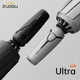 Автоматический зонтик Zuodu ZD237-25 Ultra Pro обратной сборки зонт с UV-защитой 99% усиленным каркасом на 10 спиц и куполом 115 см, Синий/черный - изображение 12