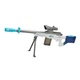Снайперская винтовка Wenyi AWM Blaster Zone 87см мягкие патроны 12шт, очки, ремень WY2104B - изображение 5