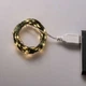 Гірлянда роса USB 100 LED 10м зеленый провод капля IP44 360 градусов светодиодная нитка от повербанка декор желтая Желтый - изображение 7