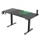 Стіл Ultradesk LEVEL V2 140см Регулювання висоти Чорно-зелений - зображення 1