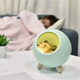 Ночник Кот в домике TOPA аккумуляторный сенсорный USB Голубой - изображение 6