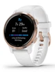 Смарт-годинник Garmin Venu 2S Rose Gold Bezel with White Case and Silicone Band (010-02429-13/03) - изображение 1