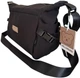 Сумка женская тканевая через плечо вмещает формат А4 HELLOMUMU 7079 черная - изображение 2