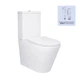 Унитаз напольный Qtap Swan Ultra Quiet с сидением Soft-close 640x360x835 мм QT16222182TW White - изображение 1