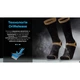 Шкарпетки водонепроникні Dexshell Hytherm Pro Socks, розмір L(43-46), чорні з коричневою DS634TBCL - изображение 4