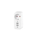 Зарядне VIDEX ONCORD 2xUSB 1xType-C 1xEU 2.4A White - изображение 1
