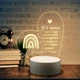 Акриловый LED ночник «Планер» USB, декоративная настольная лампа, подарок друзьям на День рождения и День Святого Валентина - изображение 2