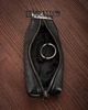 Кожаная ключница Bretton Black Edition мягкая натуральная кожа PR-230801-37821 черный - изображение 5