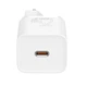 Мережевий зарядний пристрій Baseus Super Si Quick Charger 1C 25W EU Sets White（With Mini White Cable Type-C to Type-C 3A 1m White） (TZCCSUP-L02) - изображение 3