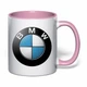 Чашка с печатью "BMW" (цвет розовый) (34048) - изображение 2