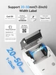 Портативний Bluetooth термопринтер Niimbot B1 для наклейок та етикеток (колір сірий) - изображение 3