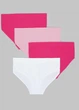 PIG618 Труси (комплект 4шт.) рожевий білий 12-14 лет (158-164 см.) - зображення 2