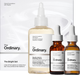 Zestaw do pielęgnacji twarzy The Ordinary The Bright Tonik złuszczający Glycolic Acid 7% 100 ml + Serum Alpha Arbutin 2% + HA 30 ml + Serum pod oczy Caffeine Solution 5% + EGCG 30 ml (769915233322) - obraz 1