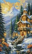 Алмазная мозаика ColorArt 30x50 Зима + голограммные алмазики TPP915 + Подарок лак для покрытия - изображение 2