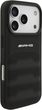 Etui plecki AMG Leather Debossed Lines Logo Case do Apple iPhone 17 Pro Max Black (AMHCP17XGSEBK) - obraz 3