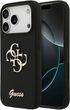 Панель Guess Silicone Big 4G Script для Apple iPhone 17 Pro Black (3666339522254) - зображення 1