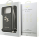 Панель Guess 4G Big Logo Cord Stap Crossbody для Apple iPhone 17 Pro Black (3666339526757) - зображення 7