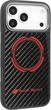 Etui plecki Audi RSQ Carbon Fiber Sport Red Circle MagSafe do Apple iPhone 17 Pro Max Black (AUS-TPUPCMIP17PM-RSQ/D5-BK) - obraz 2