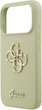 Панель Guess Silicone Big 4G Script для Apple iPhone 17 Pro Max Khaki (3666339522582) - зображення 5